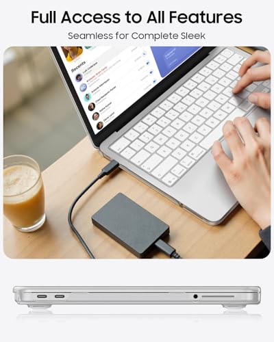 Fintie Case for MacBook Neo 13 Inch with Keyboard Skin & Screen Protector | 2026 A3404, Snap-On Design, Slim Fit, Matte Hard Shell Cover, Fingerprint Resistant, Frost Clear - color: Frost Clear