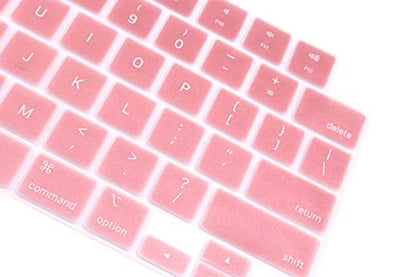 Keyboard Skin Compatible for 2026-2021 MacBook Pro 14 16 M5 M4 M3 M2 M1 A3426 A3427 A3434 A3112 A3401 A3185 A2442 A2779 A2918 A2992 A3428 A3429 A3403 A3186 A2485 A2780, MacBook Neo 13" (Rose Gold) - color: Rose Gold
