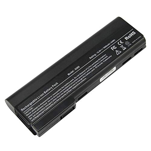 Futurebatt Laptop Battery 9Cell 7800mAh for HP EliteBook 8460P 8460W 8470P 8470W 8560P 8570P; HP ProBook 6360B 6460B 6465B 6470B 6475B 6560B 6565B 6570B Notebook, P/N CC06 QK642AA 628666-001 - size: 9 Cell