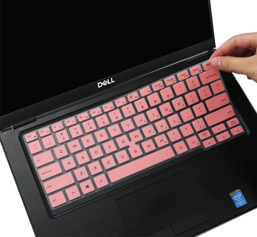 Silicone Keyboard Cover Skin Compatible for Dell Latitude 5400 5401 5410 5411 7400 14" Laptop with Pointing, Dell Latitude 14 inch Keyboard Skin Protector (NOT Compatible for Dell Latitude 7410) Pink - color: Pink 2, size: Compatible for Dell Latitude 540