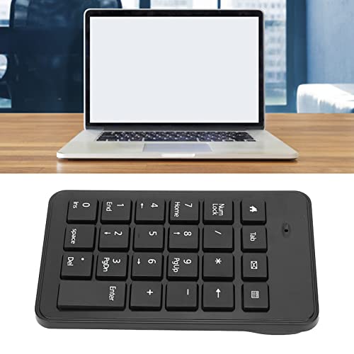 Yoidesu USB Wired Number Pad 23 Full Size Keys External Numeric Keypad, Low Noise Ergonomic Keyboard for Laptop PC, Plug and Play Comfortable Touch Number Keypad for Data Entry and