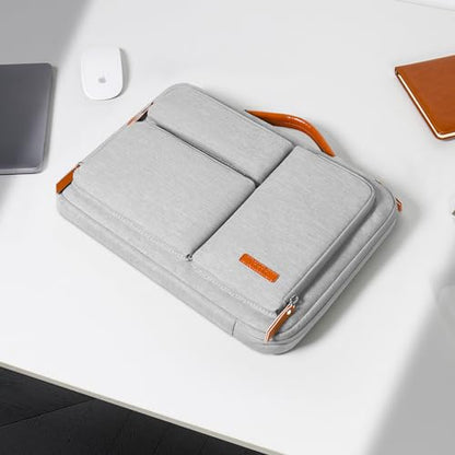Lacdo 360° Protective Laptop Sleeve Case Bag for 16 inch MacBook Pro M5 Pro/Max A3428 A3429 (2026), M4/M3/M2/M1 A3403 A3186 A2991 A2780, 15 inch Surface Laptop 7/6/5/4/3, MacBook Pro 16 Case, Gray - color: Gray, size: New MacBook Pro 16 Inch