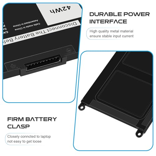 Fancy Buying JPFMR DN33X RDNP5 65N6H Laptop Battery Replacement for Dell Chromebook 3100 3400 2-in-1 5488 5493 5593 P90F Series Notebook 0JPFMR 7MT0R 7MTOR 16DPH 7T0D3 07T0D3 07GDY - size: 7.52*4.09*0.24inch