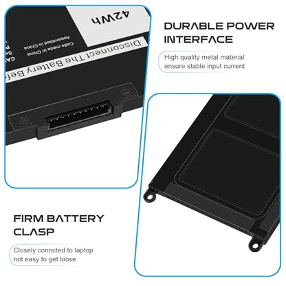 Fancy Buying JPFMR DN33X RDNP5 65N6H Laptop Battery Replacement for Dell Chromebook 3100 3400 2-in-1 5488 5493 5593 P90F Series Notebook 0JPFMR 7MT0R 7MTOR 16DPH 7T0D3 07T0D3 07GDY - size: 7.52*4.09*0.24inch