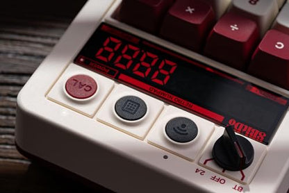 8Bitdo Retro 18 Mechanical Numpad for Windows & Android, Fami Edition | Bluetooth, 2.4G and Wired, Calculator Mode, Retro LED Display, Dye-sub PBT Keycaps - color: Fami Edition