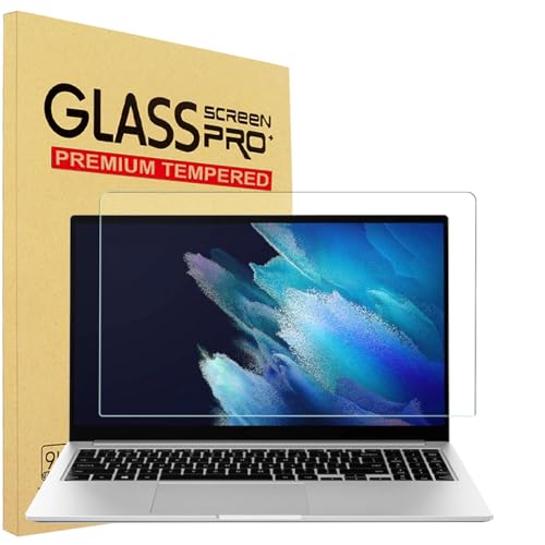 YINOVEEN Tempered Glass Screen Protector for 15.6" Samsung Galaxy Book 3/2 NP750XFG NP750TDA, Galaxy Book 3/2 360 NP750QFG NP950QED, Galaxy Book 2 Pro NP950XED NP950XEE Laptop, 9H Hardness