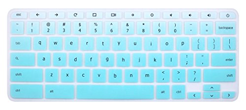 YYubao Keyboard Skin Cover Compatible with 11.6" Lenovo Chromebook C330, Chromebook N20 N21 N22 N23 100e 300e 500e, 11.6" Flex 11 Chromebook, 14" Chromebook N42 N42-20 - Ombre Mint - color: Ombre Mint Green