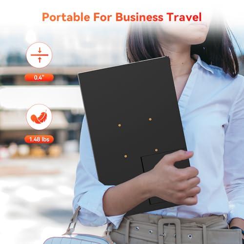 HotYeah Portable Laptop Monitor, 15.6" 1080P FHD USB-C HDMI Travel Monitor | FreeSync IPS External Computer Screen w/Kickstand, Extra External Display for Laptop PC Mac Phone Tablet Switch Xbox PS5 - size: 15.6"