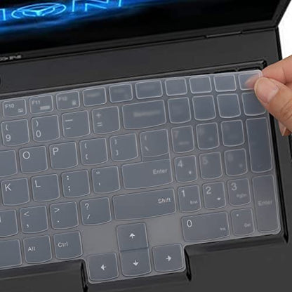 Keyboard Cover Skin for Lenovo Legion 5 5i 5p 5pi 7 7i Gen 9/8/7/6 15.6" 16" 17.3", Legion Pro 5 5i 7 7i 16" Gen 9/8/7/6, Legion Slim 5 5i 7 7i 15.6 16 Gen 9/8, LQQ 15.6" 16" Gen 9/8, US Layout - color: Clear