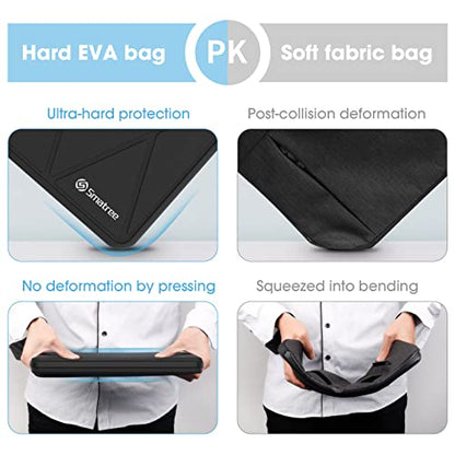 Smatree 18 inch Hard Laptop Case for ASUS ROG Strix Scar 18 2025 G835/2024 | Compatible for ASUS ROG Strix Scar 18 2023 G834, ROG Strix G18 2025/2024/2023, Gaming Laptop Anti-Shock Carrying Case - color: Black-for 18inch ASUS Laptop
