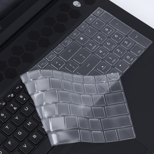 Keyboard Cover for 18" Dell Alienware M18 R2 M18 R1 Series Gaming Laptop, Alienware M18 R2 Keyboard Skin Protector - TPU - size: 18" (M18 R1/R2)