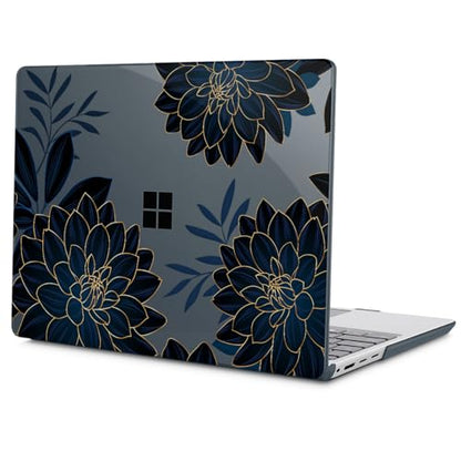 Case for Surface Laptop 5/4/3 13.5", Flower Dahlia | Hard Shell Case with Keyboard Cover & Screen Protector. Fits Surface Laptop 5/4/3 13.5" Metal Palm Rest Models 1951/1868. - color: Flower Dahlia