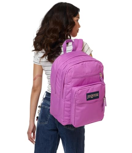 JanSport Laptop Backpack - Computer Bag with 2 Compartments, Ergonomic Shoulder Straps, 15” Laptop Sleeve, Haul Handle - Digital Fuchsia - color: Digital Fuchsia