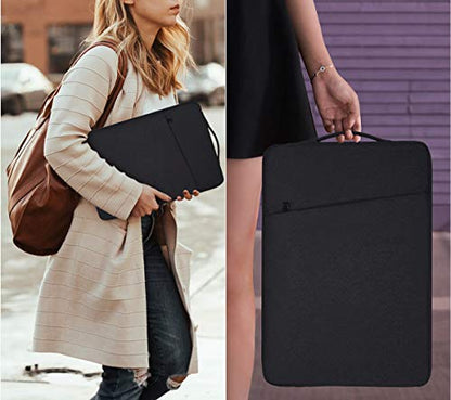 14 Inch Laptop Sleeve Case for Dell Latitude/Inspiron, HP ASUS Lenovo Chromebook/Stream/ASUS Vivobook/Lenovo IdeaPad Computer Sleeve Bag, Black - color: Black, size: 14 Inch
