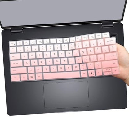 Keyboard Cover for 2026 2025 Dell Pro 14 PC14250/14255,Pro 14 Plus PB14250/14255,Pro 14 Max MC14250/14255 14'' (NOT FIT Dell Pro Max 14 Premium & Education/Rugged/Essential 14)-OmbrePink - color: OPink