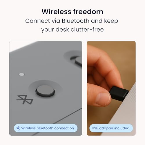 Contour Touch: Wireless Bluetooth Ergonomic Touchpad for Windows 10 & 11, Multi Touch & High Precision Glass Trackpad, Click Anywhere, 4 Programmable Shortcut Keys, Full Size Wrist Rest | Contour Touch: Wireless Bluetooth Ergonomic Touchpad for Windows 11