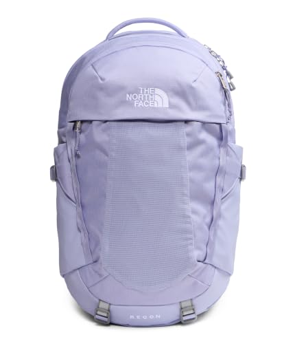 The North Face Women's Recon Everyday Laptop Backpack - Commuter Travel Bag, 18" Laptop Sleeve, Water-Repellent, Pale Plum Light Heather/Pale Plum, One Size - color: Pale Plum Light Heather/Pale Plum, size: One Size