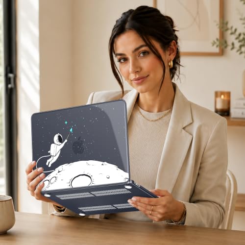 May Chen Compatible with MacBook Neo 13 inch Case 2026 Model A3404, Plastic Hard Shell,Keyboard Cover,Screen Protector,Dust Plug, for MacBook Neo 13" with A18 Pro Chip, Astronaut - color: Astronaut