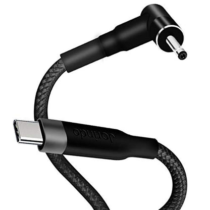 1 Pack 2m/6.56ft 100W 20V 5A USB-C Male to DC 4.0x1.7mm Hook Design Charging Cable|PD Fast Charge for Laptop (2m/6.56ft USB-C Male to DC4.0x1.7mm) - style: 2m/6.56ft USB-C Male to DC4.0x1.7mm
