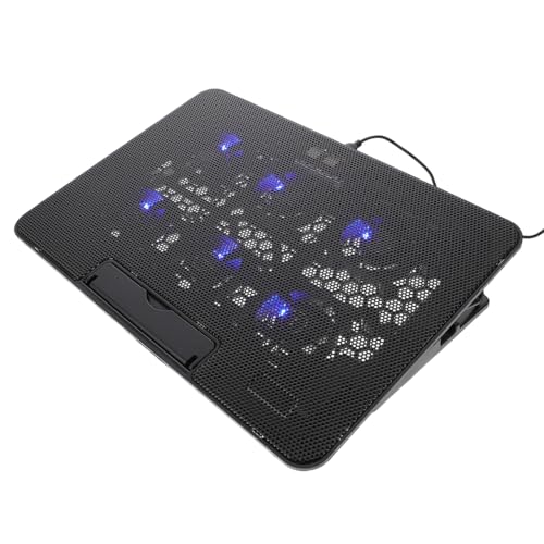 Operitacx 15.6"-17" Laptop Cooling Pad - Adjustable Laptop Cooler Stand with Quiet Fans, Ergonomic Notebook Fan Holder for Gaming and Office Use