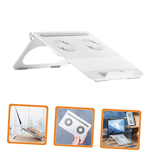 Laptop Cooling Pad Dual 3800 Fans Laptop Stand for Notebook Pc Holder Triangle Frame with Non-Slip Support Portable Computer Stand for Home Office Travel