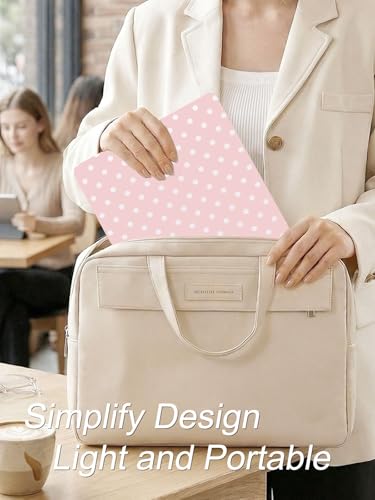 Voidborne Compatible with MacBook Neo 13 inch Case 2026 Release Model A3404 with A18 Pro Chip,White Polka Dots Design Leather Plastic Hard Shell Protective Case for Neo 13 inch + Keyboard Cover,Pink - color: Pink-Polka Dots