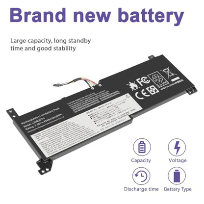 L20C2PF0 L20M2PF0 Laptop Battery Replacement for Lenovo IdeaPad 3-14ADA6 3-14ALC6 3-14ITL6 3-14ABA7 3-15ADA6 3-15ITL6 3-15ALC6 3-17ALC6 3-17ITL6 V14 V15 V17 G2-ALC G3-ABA Series L20L2PF0 38Wh - size: L20M2PF0 12.60 × 6.50 × 0.94 in