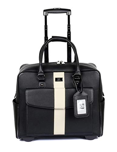 Karla Hanson Men's Professional & Travel Trolley - Black/White