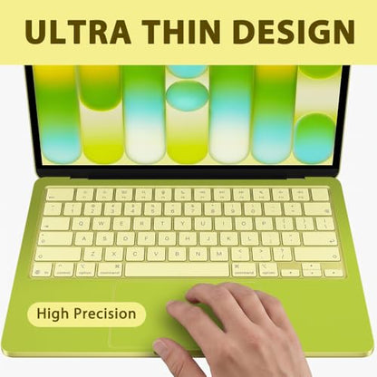 Palm Rest Cover Palm Rest Cover for MacBook Neo | Scratch-Resistant Laptop Skin with PVC Light-Weight Trackpad Protector Skin, Removable (Yellowgreen) - color: Yellowgreen