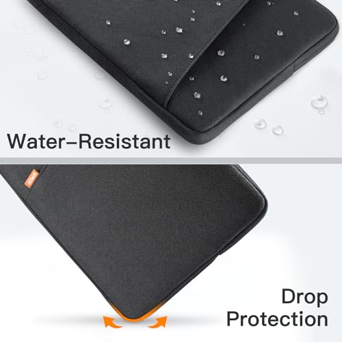 JETech Laptop Sleeve for MacBook Neo (A18 Pro), 14-InchMacBook Air/Pro, MacBook Pro M1-M5 2021-2026, Waterproof Bag Case with Pocket, Compatible with 14 Inch Notebook (Black) - color: Black, size: 14-Inch