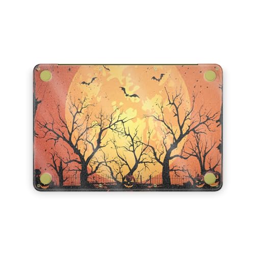 Glossy Glitter Laptop Skin Compatible with Apple MacBook Neo - Hallowed Wood - Premium 3M Vinyl Protective Wrap Decal Cover - Easy to Apply | Crafted in the USA by MightySkins - color: Hallowed Wood, size: MacBook Neo Full Cover Skin, style: Glossy Glitte