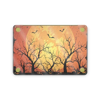 Glossy Glitter Laptop Skin Compatible with Apple MacBook Neo - Hallowed Wood - Premium 3M Vinyl Protective Wrap Decal Cover - Easy to Apply | Crafted in the USA by MightySkins - color: Hallowed Wood, size: MacBook Neo Full Cover Skin, style: Glossy Glitte