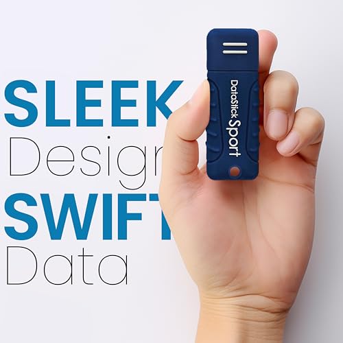 Centon Electronics MP Essential USB 3.2 Gen1 DataStick Sport Flash Drive, 32 GB USB Flash Drive, Navy Blue - size: 32 GB, style: Pack of 1
