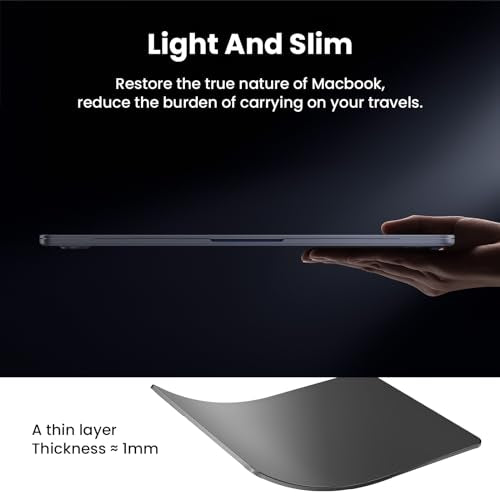 BlueSwan Flexible Case for MacBook Pro 14 inch, M5-M1 Pro/Max 2026-2021 | Anti-Scratch Protective Laptop Cover with Grippy Matte Texture, Seamless Fit and Lightweiht, Frosted Black - color: Frosted Black, size: Pro 14-inch (2026-2021)