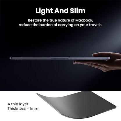 BlueSwan Flexible Case for MacBook Pro 14 inch, M5-M1 Pro/Max 2026-2021 | Anti-Scratch Protective Laptop Cover with Grippy Matte Texture, Seamless Fit and Lightweiht, Frosted Black - color: Frosted Black, size: Pro 14-inch (2026-2021)