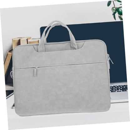 Laptop Sleeve Case for Notebooks Pu Protective Travel Bag with Front Pocket Lightweight Design for Business College and Office Use