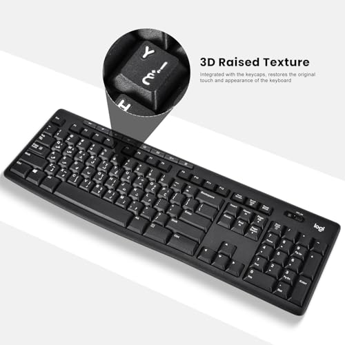 2PCS Arabic Keyboard Letter Stickers with Tweezer - Keyboard Letters Replacement Stickers, Borderless Characters Alphabet for Laptop Computer PC Desktop Keyboard, Peel-Off Film, Leave Letters - size: Arabic-White