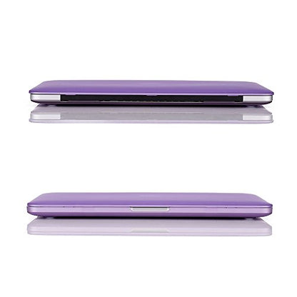RUBAN Case For MacBook Retina Pro 15 inch A1398 (2015-2012) , Plastic Smooth Matte Hard Case Shell with TPU Keyboard Cover, Purple - color: Purple