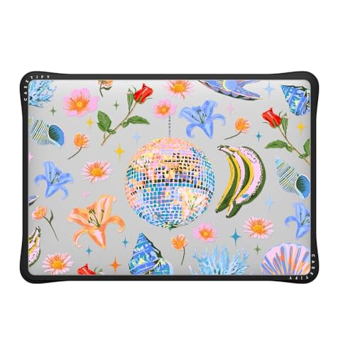CASETiFY Impact MacBook Pro 13" (M1/M2/Intel) Case [Cushioned Impact Corners/Scratch-Resistant/Anti-Slip Grip] - Disco Magic - Clear Black - color: Disco Magic, size: MacBook Pro 13