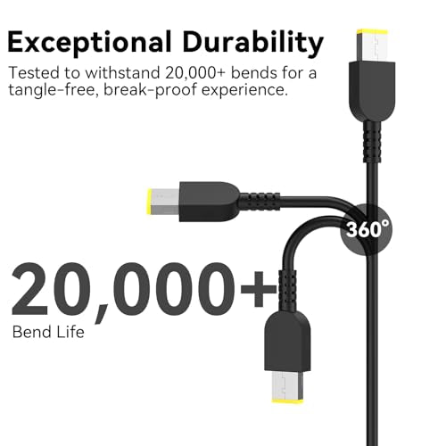 90W AC Adapter Charger for Lenovo IdeaCentre A340-24ICK F0ER, C50-30 F0B1 All-in-One, ThinkPad Universal USB-C Dock Gen 2 40A9 40AS 40AY Power Supply Cord
