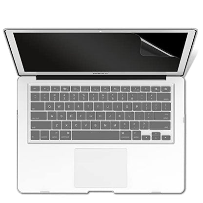 IBENZER Compatible with MacBook Pro 13 Inch Case 2015 2014 2013 end 2012 A1502 A1425, Hard Shell Case with Bag & Keyboard Cover & Screen Film for Old Version Mac Pro 13, Crystal Clear, R13-CYCL+3SP - color: Crystal Clear