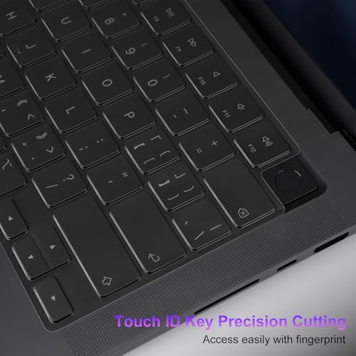 MOSISO 2 PCS Keyboard Cover, Keyboard Protector | Compatible with MacBook Neo 13 inch 2026 A18 Pro, MacBook Air 15/Air 13.6 M5 M4 M3 M2/ Pro 14/Pro 16 M5/M4/M3/M2/M1 - color: Translucent Tinted