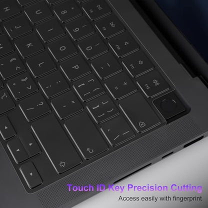 MOSISO 2 PCS Keyboard Cover, Keyboard Protector | Compatible with MacBook Neo 13 inch 2026 A18 Pro, MacBook Air 15/Air 13.6 M5 M4 M3 M2/ Pro 14/Pro 16 M5/M4/M3/M2/M1 - color: Translucent Tinted