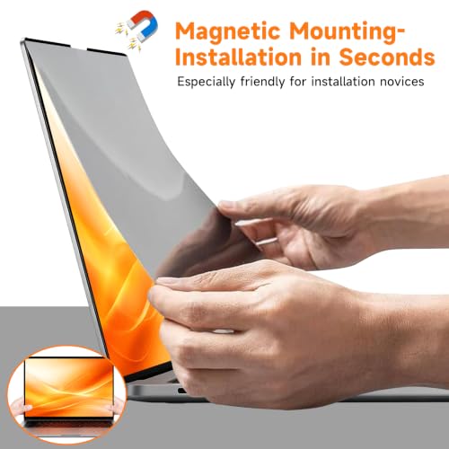 Magnetic Privacy Screen for MacBook Air 15 Inch (2023-2026, M2, M3, M4, M5) | Removable Reduce Eye Strain Laptop Privacy Screen Shield and Anti Scratch Protector for Mac 15.3in - size: for MacBook Air 15 Inch