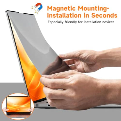 Magnetic Privacy Screen for MacBook Air 15 Inch (2023-2026, M2, M3, M4, M5) | Removable Reduce Eye Strain Laptop Privacy Screen Shield and Anti Scratch Protector for Mac 15.3in - size: for MacBook Air 15 Inch