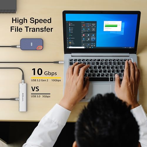 INC. USB Type-C Slim HUB GEN 2 Adapter 6-in-1 - style: 6-in-1
