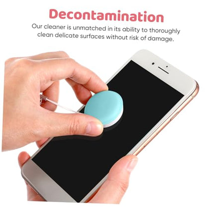 GANAZONO 6Pcs Macaron Wiping Cloths for Mobile Screens and Eyeglasses Lint Cleaning Cloths Portable and Compact Screen Cleaner for Glasses Phones and Laptops