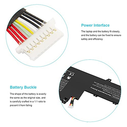 Futurebatt OM03XL HSTNN-IB7O 863167-171 Battery Compatible with HP EliteBook x360 1030 G2 Series Notebook for HP OM03XL 3057XL 863167-1B1 863167-171 863280-855 HSN-I04C HSTNN-IB70 HSTNN-IB7O - size: OM03XL 12.76*6.57*0.73 in