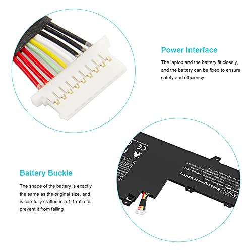 Futurebatt OM03XL HSTNN-IB7O 863167-171 Battery Compatible with HP EliteBook x360 1030 G2 Series Notebook for HP OM03XL 3057XL 863167-1B1 863167-171 863280-855 HSN-I04C HSTNN-IB70 HSTNN-IB7O - size: OM03XL 12.76*6.57*0.73 in