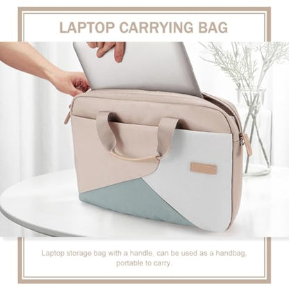 NUOBESTY Laptop Handbag Lightweight Business Briefcase for Men and Women Dust Resistant Travel Storage Bag with Double Zippers for Secure Laptop and Tablet Protection Stylish and Portable